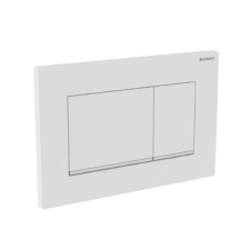Geberit Nyomólap ˝Sigma 30˝, 2 vízmennyiségű, fekete / fényes króm / fekete szaniter