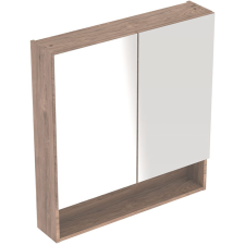 Geberit Selnova Square szekrény 58.8x17x85 cm tükörrel dió 501.266.00.1 fürdőszoba bútor