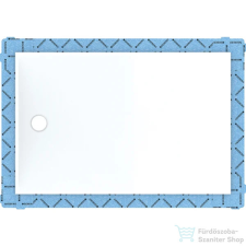 Geberit SETAPLANO 170x80x4,5 cm-es zuhanytálca,matt fehér 154.269.11.1 kád, zuhanykabin