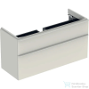 Geberit SMYLE SQUARE 118,4x47x61,7 cm-es 2 fiókos alsószekrény,fényes homokszürke 500.355.JL.1