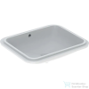 Geberit VARIFORM 58x49 cm-es alulról beépíthető mosdó csaplyuk nélkül,alul mázas,fehér 500.765.01.2