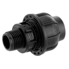 Gebo PRA 3/4˝x32mm KPE gyorskötő külső menettel hűtés, fűtés szerelvény