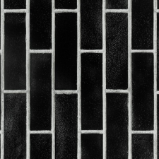 Gekkofix Brick Black öntapadós tapéta 45 cm x 2 m tapéta, díszléc és más dekoráció