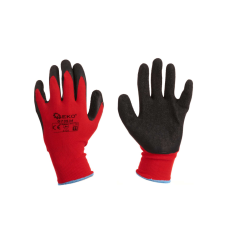 Geko Latex bevonatú védőkesztyű, 11-es méret, piros, Geko G73534