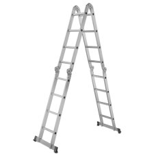 Geko Multifunkciós létra 4,7 m, 2 db acél merevítőlemezzel létra és állvány