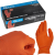 Geko Solid Grip nitril védőkesztyű, narancs, XXL méret, 50 db, Geko G75201-XL
