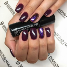 Gél Lakk - DN246 - Alpine Plum - Zselé lakk lakk zselé