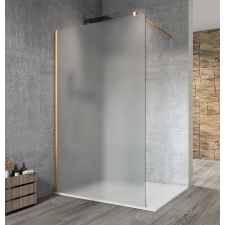 Gelco VARIO GOLD Fix zuhanyfal, fali profillal, merőleges merevítő nélkül, matt üveg, 1100mm kád, zuhanykabin