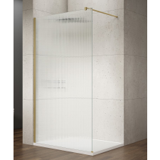 Gelco VARIO GOLD Fix zuhanyfal, fali profillal, merőleges merevítő nélkül, nordic üveg, 700mm kád, zuhanykabin