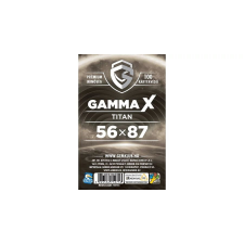 Gém Klub Gamma X Titan kártyavédő 56x87 mm - 100 db/csomag kártyajáték