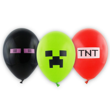 Gemar Balloons Minecraft: Pixelek lufi csomag - 6 darabos (GS110/MC) party kellék