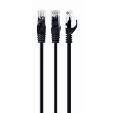Gembird 1m CAT6e fekete UTP Patch kábel kábel és adapter