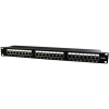 Gembird 24 portos Cat.5E 1U 19" RJ45 Patch Panel (NPP-C524-002)