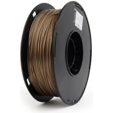 Gembird 3D nyomtatószál (izzószál) PLA PLUS, 1,75 mm, 1 kg, arany metál izzó