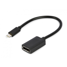 Gembird A-CM-DPF-02 USB Type-C to DisplayPort adapter Black kábel és adapter
