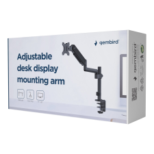 Gembird Adjustable desk display mounting tv állvány és fali konzol