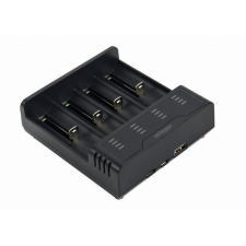 Gembird BC-USB-02 Ni-MH + Li-ion Fast Battery Charger Black mobiltelefon kellék