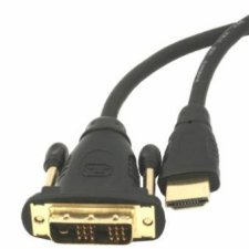 Gembird Cablexpert Adatkábel HDMI-DVI 4.5m aranyozott csatlakozó /CC-HDMI-DVI-15/ kábel és adapter