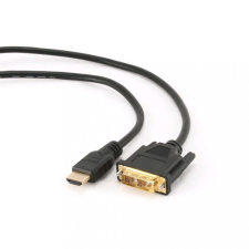 Gembird Cablexpert Adatkábel HDMI-DVI 7.5m aranyozott csatlakozó (CC-HDMI-DVI-7.5MC) kábel és adapter