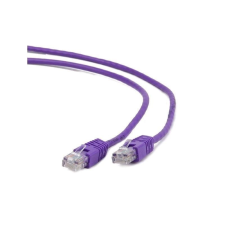 Gembird Cablexpert UTP CAT5e patch kábel 0.25m lila (PP12-0.25M/V) kábel és adapter