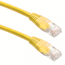 Gembird Cablexpert UTP CAT5e patch kábel 0.5m sárga (PP12-0.5M/Y) kábel és adapter