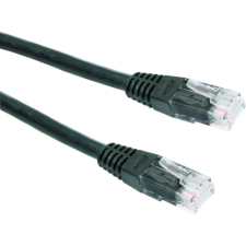 Gembird Cablexpert UTP CAT5e patch kábel 2m fekete (PP12-2M/BK) kábel és adapter