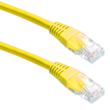 Gembird Cablexpert UTP CAT5e patch kábel 5m sárga (PP12-5M/Y) kábel és adapter