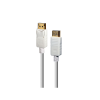 Gembird cc-dp2-6-w displayport cable 1,8m white
