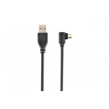 Gembird CC-USB2-AMMDM90-6 Double-sided angled Micro-USB to USB2.0 AM cable 1,8m Black kábel és adapter