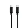 Gembird CC-USB2-CMCM60-1.5M 60W Type-C Power Delivery (PD) Charging &amp; Data cable 1,5m Black (CC-USB2-CMCM60-1.5M)