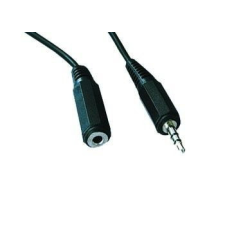 Gembird CCA-423-2M 3.5 mm stereo audio extension cable 2m Black kábel és adapter