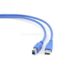 Gembird CCP-USB3-AMBM-6 High End USB 3.0 Cable USB A Male Plug to USB B Male Plug 3 Meters blue (CCP-USB3-AMBM-10)