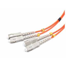 Gembird CFO-SCSC-OM2-1M optikai patch kábel SC Duplex 1m - Narancssárga kábel és adapter