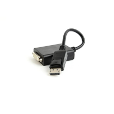 Gembird DisplayPort 1.2 -> DVI-D M/F adapter 0.1m fekete kábel és adapter
