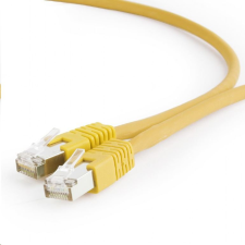 Gembird FTP CAT6A patch kábel 0.5m sárga (PP6A-LSZHCU-Y-0.5M) kábel és adapter