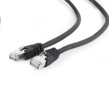 Gembird FTP CAT6A patch kábel 1.5m fekete (PP6A-LSZHCU-BK-1.5M) (PP6A-LSZHCU-BK-1.5M) kábel és adapter