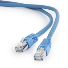 Gembird FTP CAT6A patch kábel 1m kék (PP6A-LSZHCU-B-1M) kábel és adapter