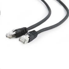 Gembird FTP CAT6A patch kábel 5m fekete (PP6A-LSZHCU-BK-5M) kábel és adapter