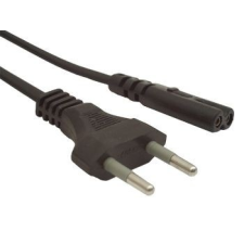 Gembird Gembird euro C8 tápkábel, 1.8m (PC-184/2) kábel és adapter
