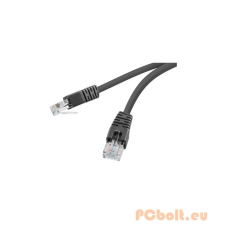 Gembird Gembird PP6U-0.25M/BK UTP Cat6 Patch kábel 0.25m Fekete kábel és adapter