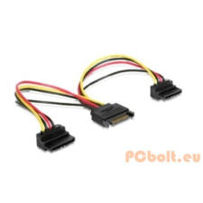 Gembird Gembird SATA elosztó kábel sarokcsatlakozókkal 0.15m (SATA apa - 2xSATA anya) kábel és adapter