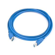 Gembird Gembird USB 3.0 A-A csatlakozó hosszabbító kábel, 1.8m kék kábel és adapter