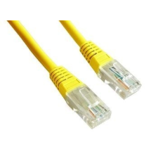 Gembird Gembird UTP CAT5e patch kábel 2m, sárga (PP12-2M/Y) kábel és adapter