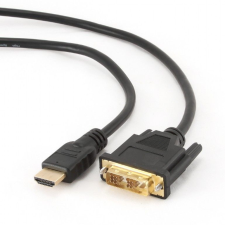 Gembird HDMI to DVI-D (Single Link) (18+1) cable 1,8m Black kábel és adapter