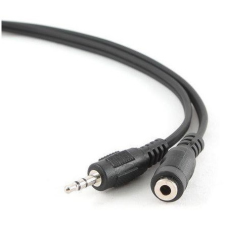  Gembird Jack stereo 3,5mm M/F audio kábel hosszabbító 3m fekete kábel és adapter