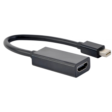 Gembird Mini DisplayPort HDMI Átalakító Fekete 5cm A-mDPM-HDMIF4K-01 kábel és adapter