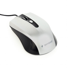 Gembird MUS-4B-01-BS Optical mouse Black/Silver egér