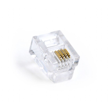 Gembird RJ11/MP-6P4C/100 Modular plug (15u") 100 pcs per polybag egyéb hálózati eszköz