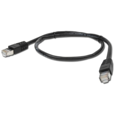 Gembird rj45 cat5e utp m / m adatkábel 1m fekete pp12-1m/bk kábel és adapter