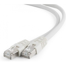 Gembird rj45 cat6 ftp m/m adatkábel 1m fehér pp6-1m/w kábel és adapter